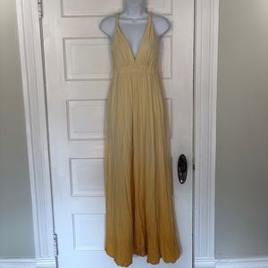 Yellow Ombré Maxi Dress